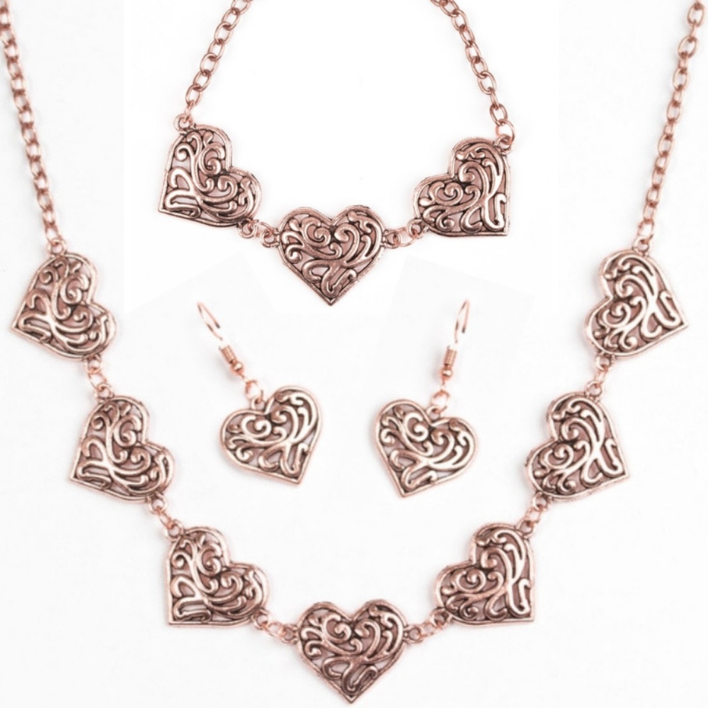 Copper Heart Set - Heart Heaven
